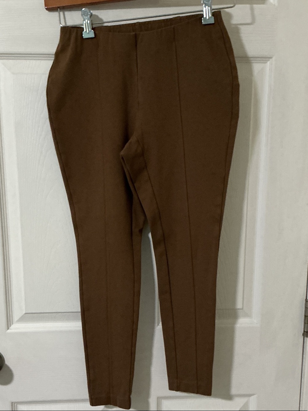 J. Jill brown Ponte leggings size XS Petite